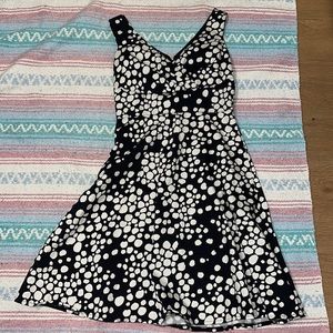 Jolibel black sundress with white dots